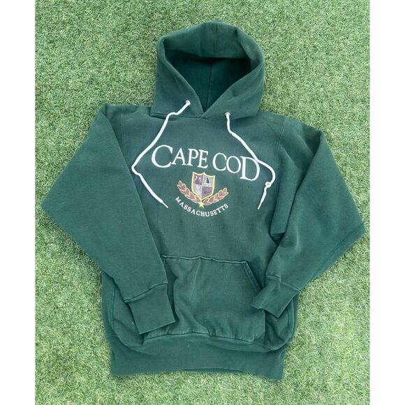 Vintage Cape Cod Hoodie - Forest Green - Men’s Large - Picture 1 of 3
